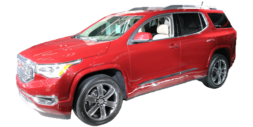 Show comparison with the 2017 GMC Acadia